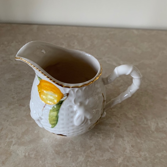 Grace Teaware Lemon Butterfly Bees Creamer & Sugar Bowl Set - Picture 4 of 9